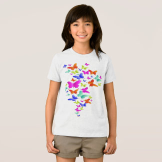 Butter Fly Art Design Tri-Blend Shirt