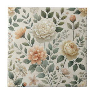 Butter Gelb Farbe Blütenfrühling & Sommer Fliese