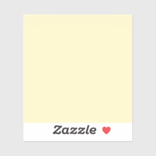 Butter Gelbe Farbe Aufkleber