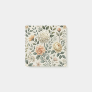 Butter Gelbe Farbe Blütenfrühling und Sommer Post-it Klebezettel