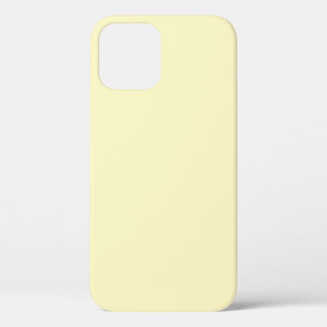 Butter Gelbe Farbe Case-Mate iPhone Hülle (Rückseite)