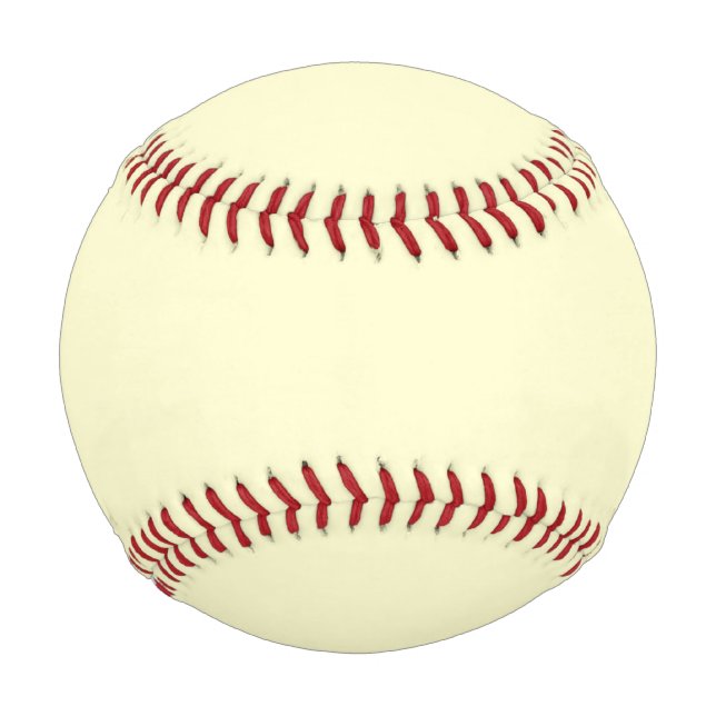 Butter Gelbe Farbe | Klassisches Elegant Baseball (Vorderseite)