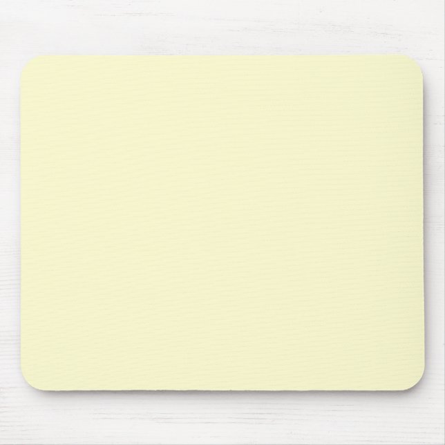 Butter Gelbe Farbe | Klassisches Elegant Mousepad (Vorne)