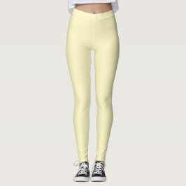 Butter Gelbe Farbe Leggings