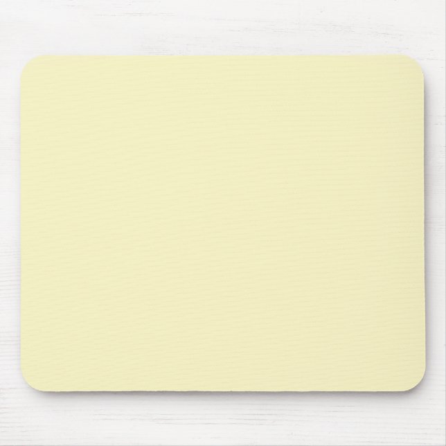 Butter Gelbe Farbe Mousepad (Vorne)
