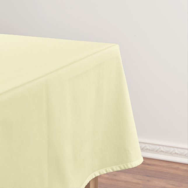 Butter Gelbe Farbe Tischdecke (Beispiel)