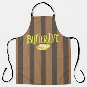 Butter Life Brown Streifen BG Schürze