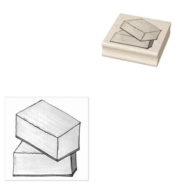 Butter Mochi Hawaii HI Hawaiian Food Dessert Gummistempel (Stempel)