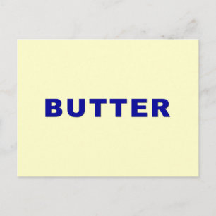 Butter Postkarte