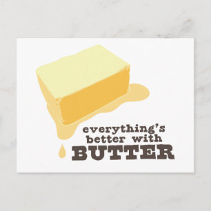 Butter Postkarte