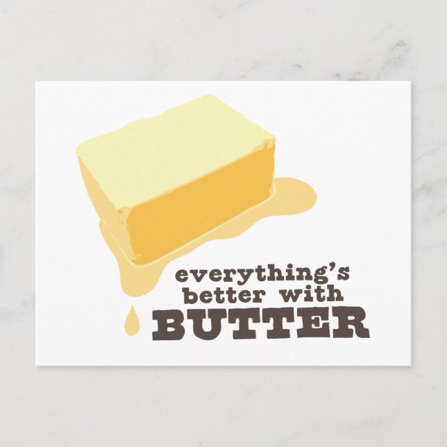 Butter Postkarte (Vorderseite)