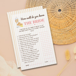 Butter Together Bridal Shower Game 