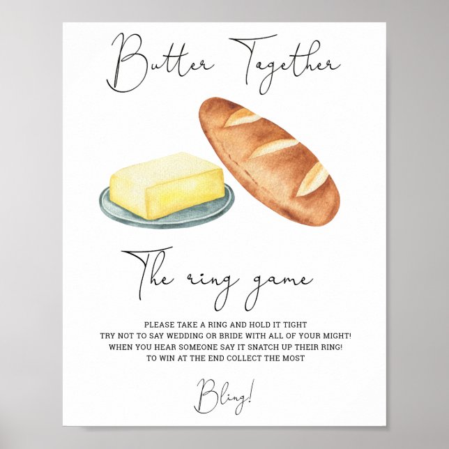 Butter Together - Lege einen Ring auf sein Poster (Vorne)