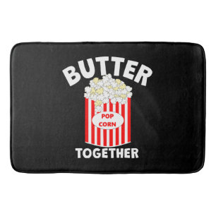 BUTTER Together Movie Popcorn Badematte