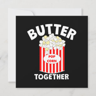 BUTTER Together Movie Popcorn Einladung