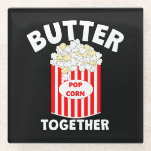BUTTER Together Movie Popcorn Glasuntersetzer