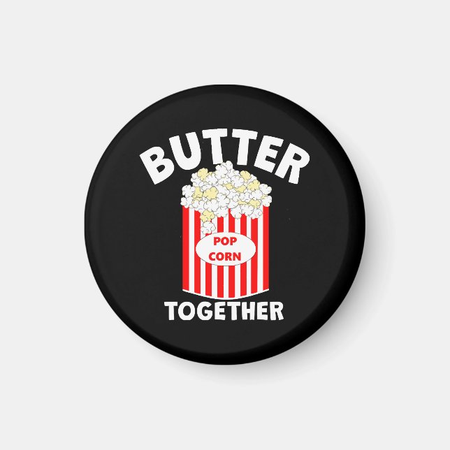 BUTTER Together Movie Popcorn Magnet (Vorne)