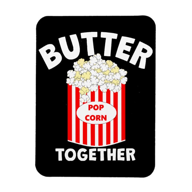 BUTTER Together Movie Popcorn Magnet (Vertikal)
