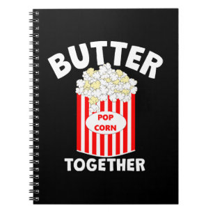 BUTTER Together Movie Popcorn Notizblock