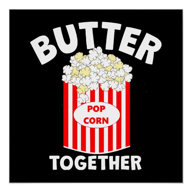 BUTTER Together Movie Popcorn Poster (Vorderseite)