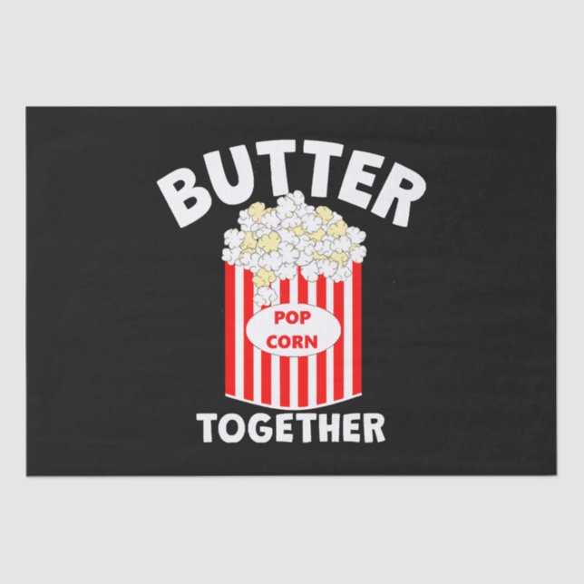 BUTTER Together Movie Popcorn Seidenpapier (Vorderseite)