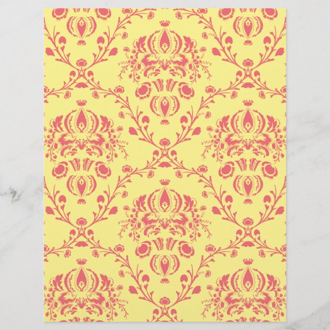 Butter und Cranberry Damask (Vorderseite)