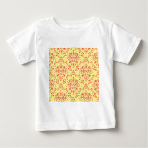 Butter und Cranberry Damask Baby T-shirt