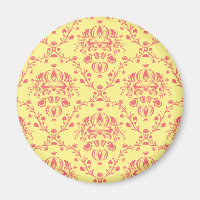 Butter und Cranberry Damask