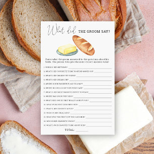 Butter - Was hat der Bräutigam zu Brautspiel gesag