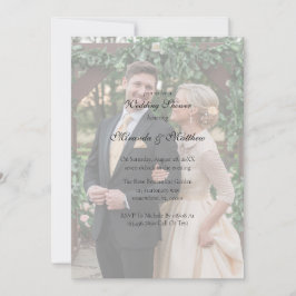 Butter-Yellow Rose Bouquet Polterabend Einladung