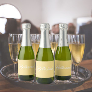Butter Yellow Stilistische SkriptWedding Bridesmai