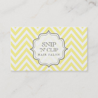 Butter Zickzack Filigree Zig Zag Hair Stylist Card Terminkarte