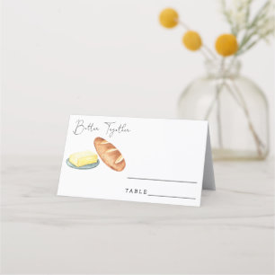 Butter zusammen - Hochzeiten Platzkarten