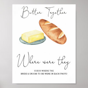 Butter zusammen Junggesellinnenabschied. Wo waren Poster
