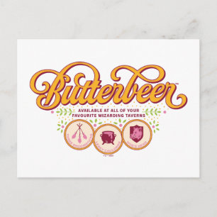 BUTTERBEER™ In den Zauberhaften Tavernen erhältlic Postkarte