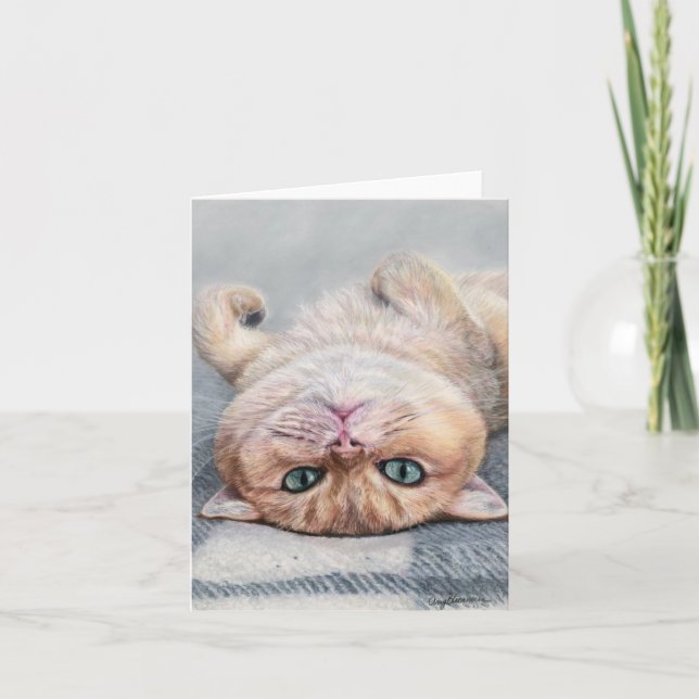 ButterBiscuit gefaltet 4"x5,6" notecard Dankeskarte (Vorderseite)