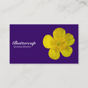 Butterblume - Deep Purple 330066 Visitenkarte
