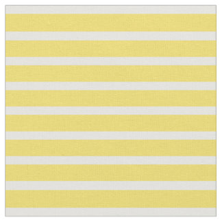 Butterblume gelb u. weiße Geldstrafe Striped Stoff
