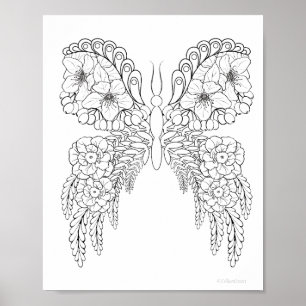 Butterblumen #1 Farbplakat Poster