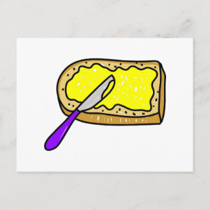 Butterbrot Postkarte