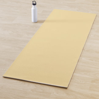Buttercreme-Farbton Minimalistisches Softpastellge Yogamatte