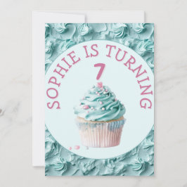 Buttercreme-Icing-Party Geburtstag Einladung