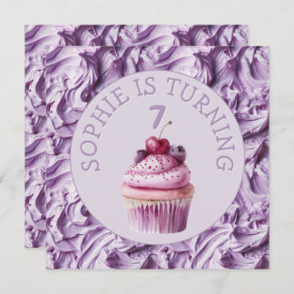 Buttercreme-Icing-Party Geburtstag Einladung