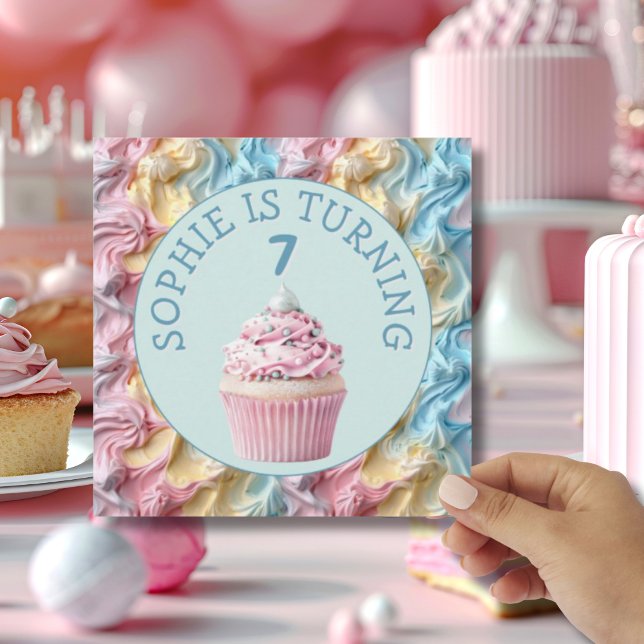 Buttercreme-Icing-Party Geburtstag Einladung (Von Creator hochgeladen)