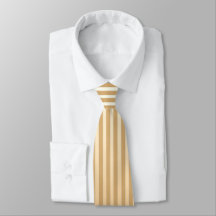 Buttercreme Nutmeg Vertikal gestreift Necktie