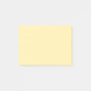 Buttercreme, solide Farbe Post-it Klebezettel