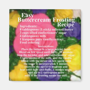 Buttercreme Zuckerguss Rezept Magnet