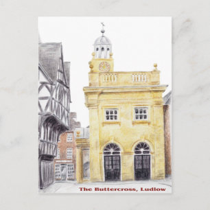 Buttercross, Ludlow Postkarte