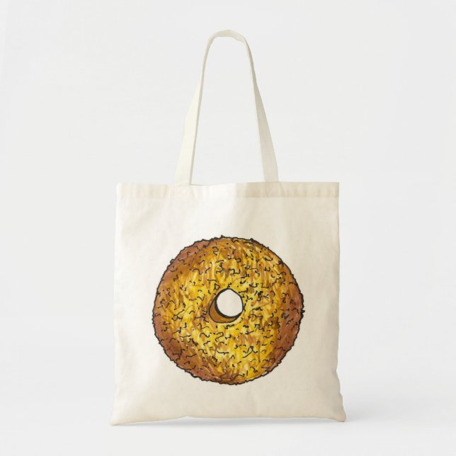 Buttercrunch Donut Doughnut Frühstück Tote Tasche (Vorne)