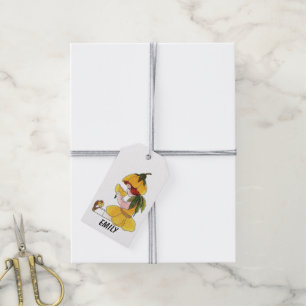 Buttercup Blume Kind Niedliches kleines Mädchen Geschenkanhänger